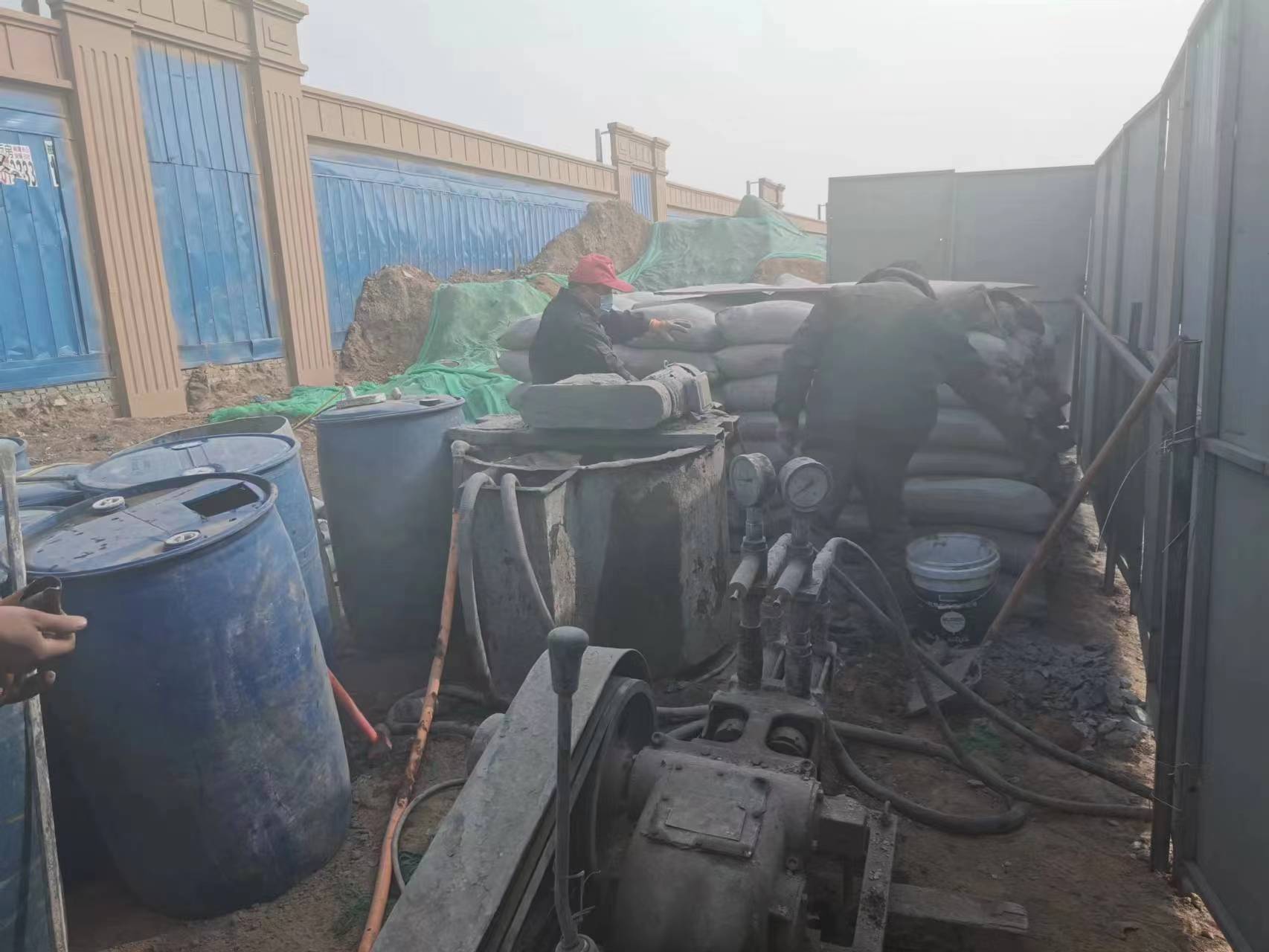 巴林左房屋下沉注浆